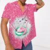 Twinkle Pink Flamingo Hawaii Shirt Wznxn