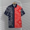 Two Paisley Bandanas Hawaii Shirt Zt98Z