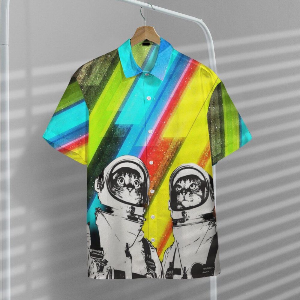 Two Spacecats Custom Hawaii Shirt