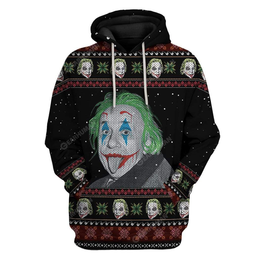 Ugly Albert Einstein Joker Custom T-Shirt Hoodie Apparel