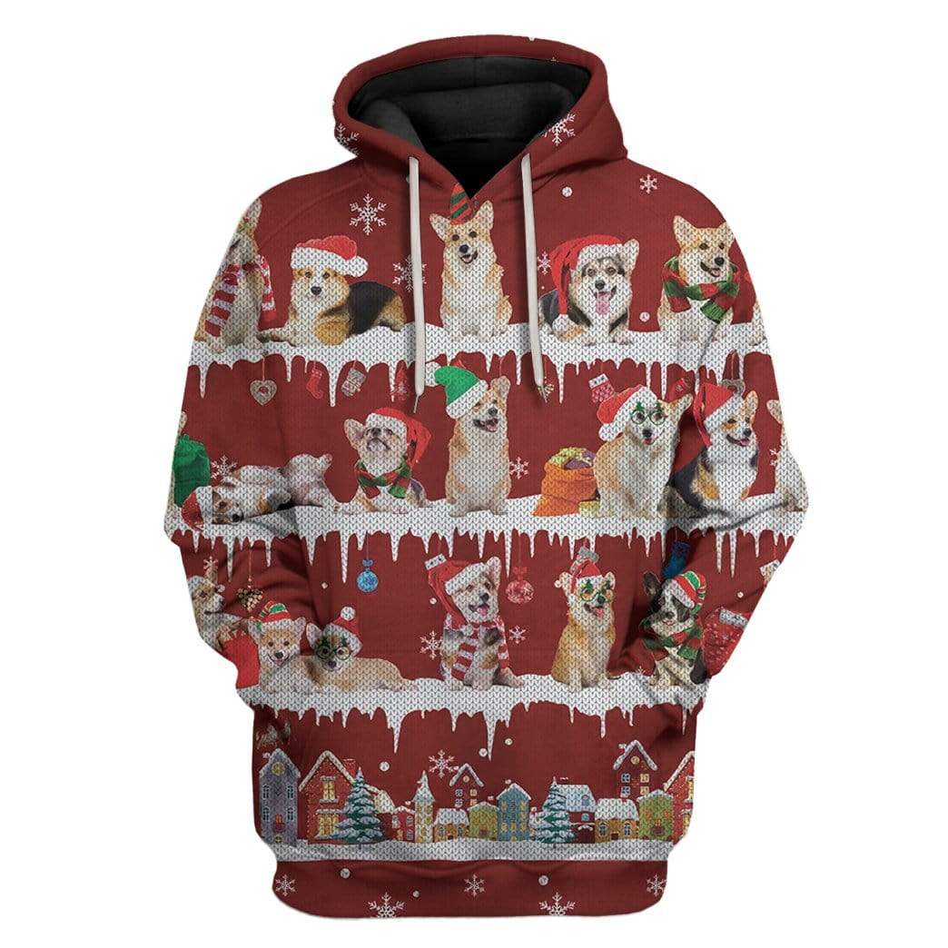 Ugly Christmas Dog Custom T-Shirt Hoodie Apparel