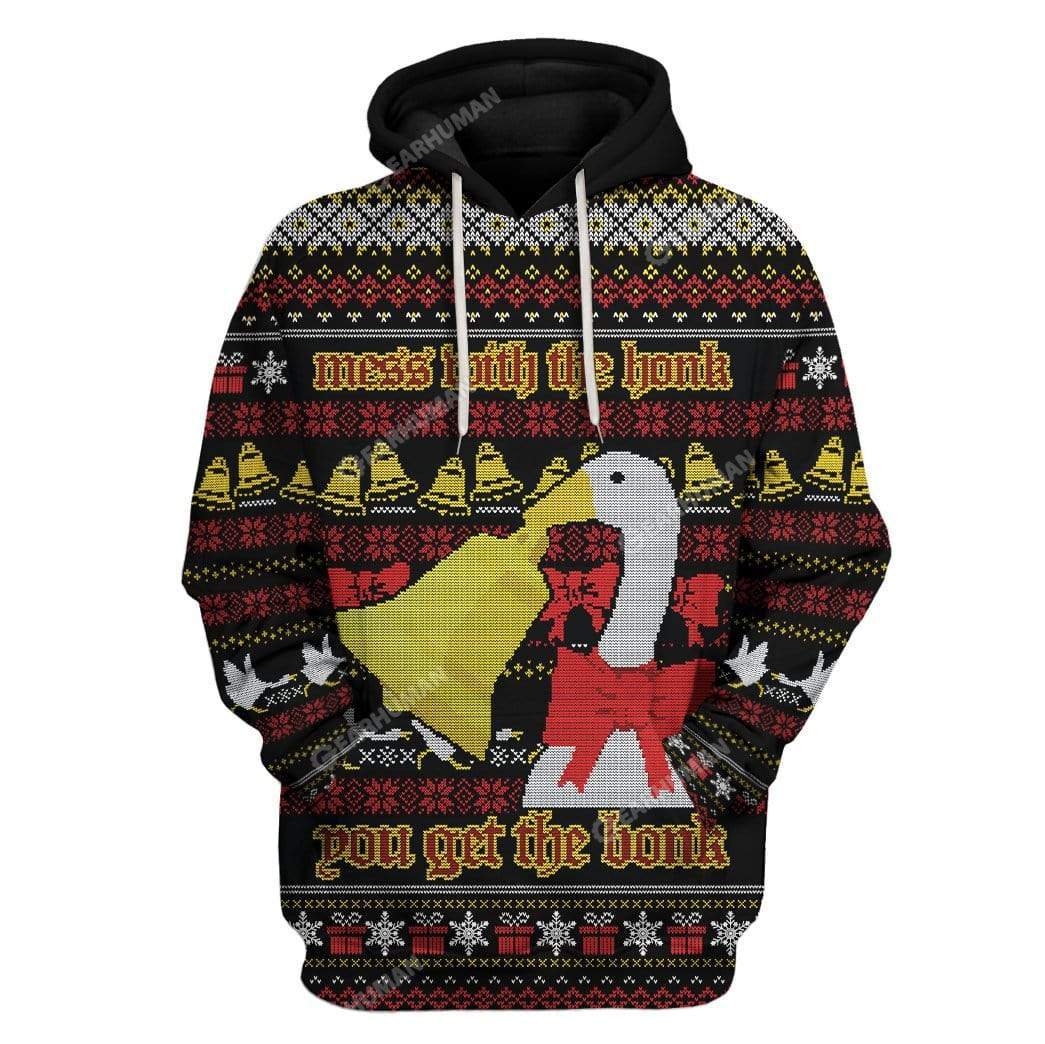 Ugly Christmas Duck Custom T-Shirt Hoodie Apparel