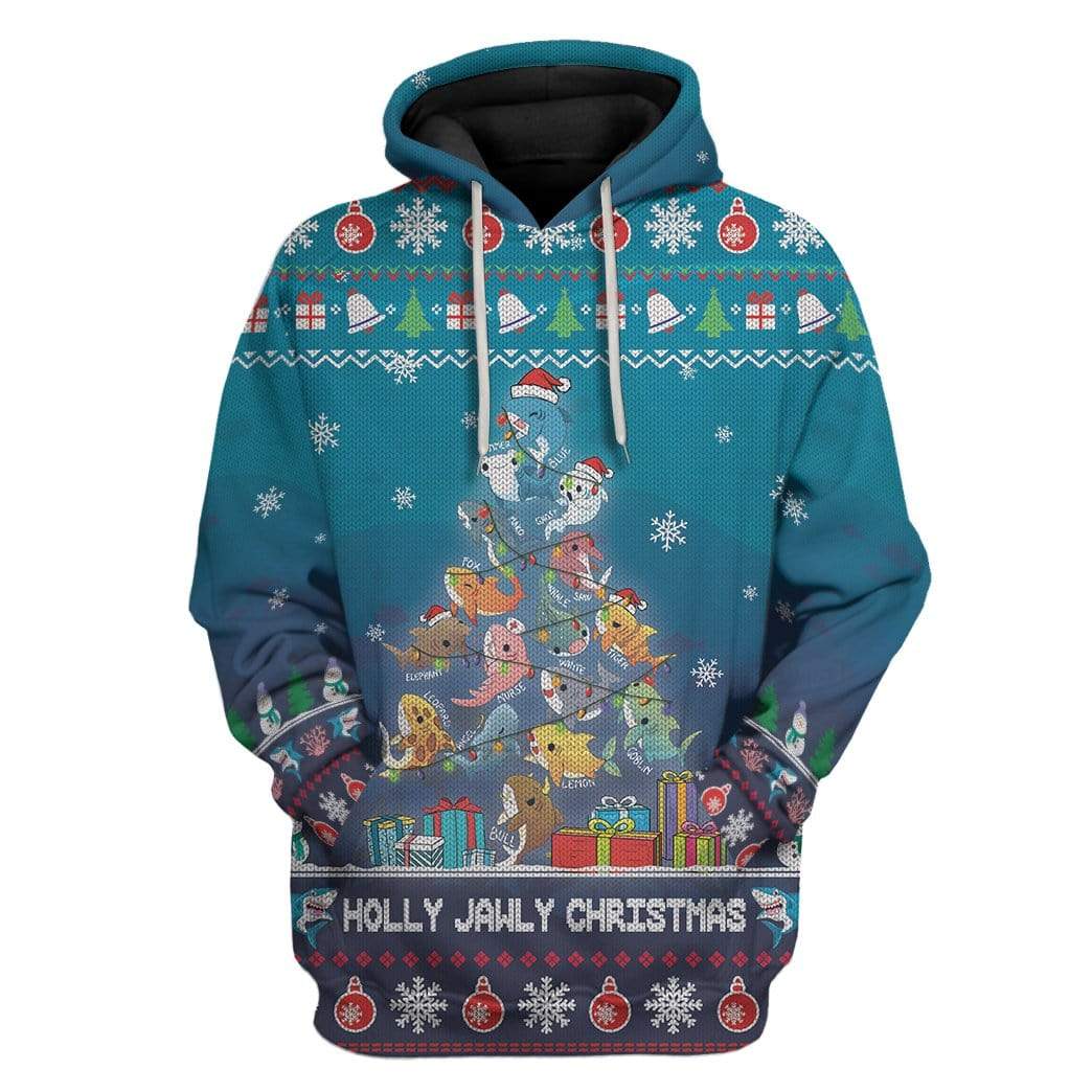 Ugly Holly Jawly Christmas Custom T-Shirt Hoodie Apparel