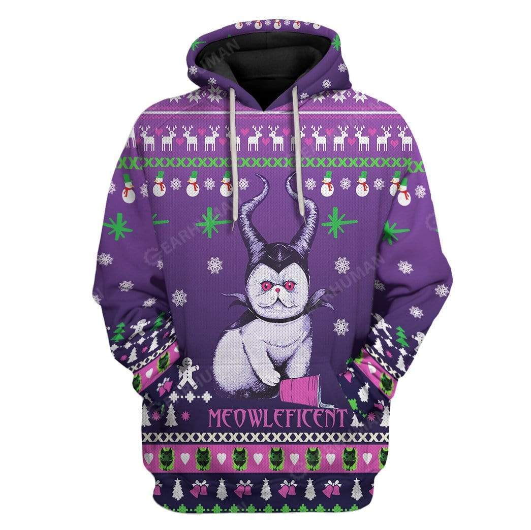 Ugly Meowleficent Custom T-Shirt Hoodie Apparel