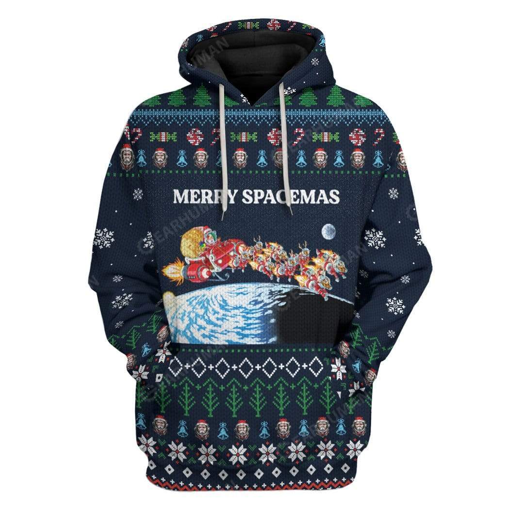 Ugly Merry Spacemas Custom T-Shirt Hoodie Apparel