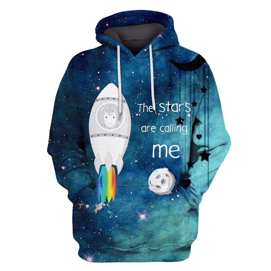 Unicorn Astronut OuterSpace Custom T-Shirt Hoodie Apparel