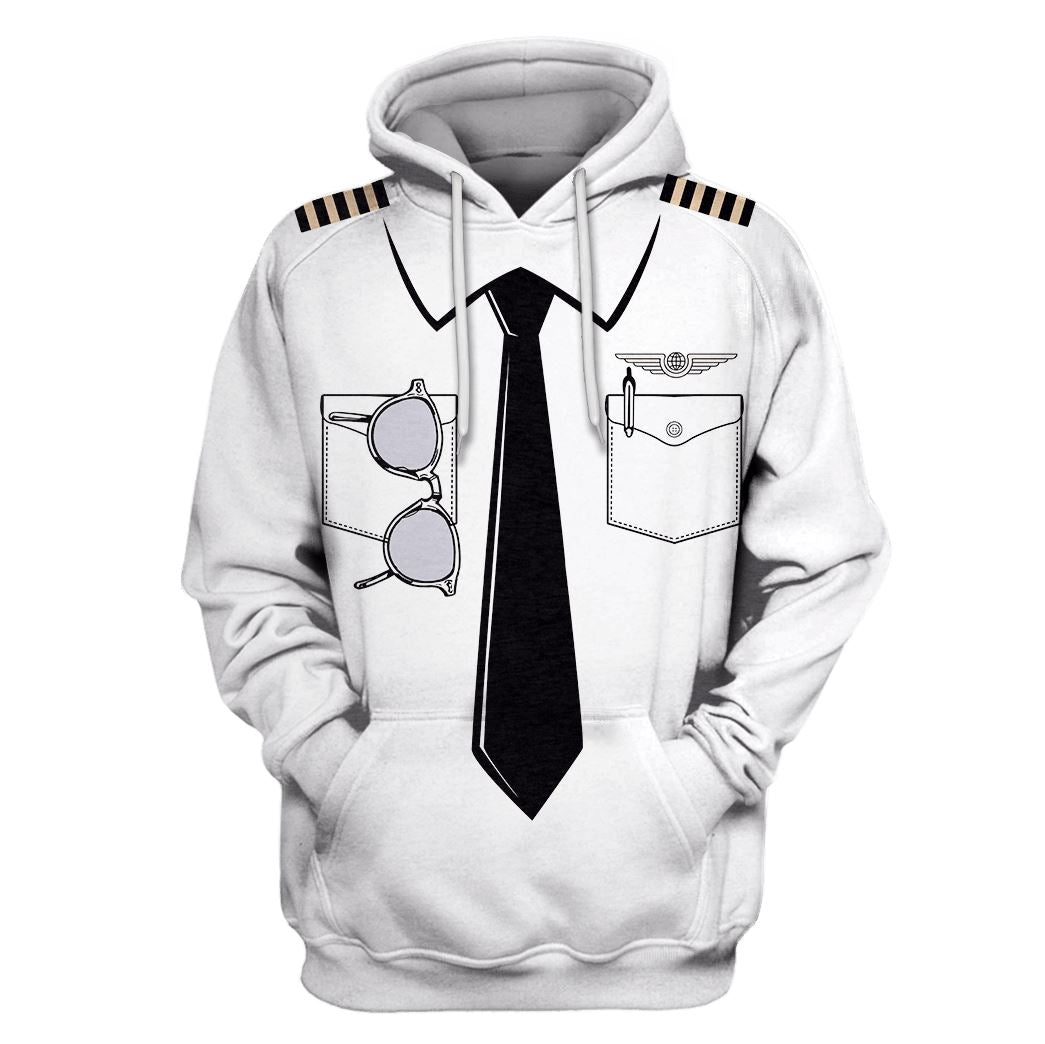 Uniform Of Pilot Custom T-Shirt Hoodie Apparel