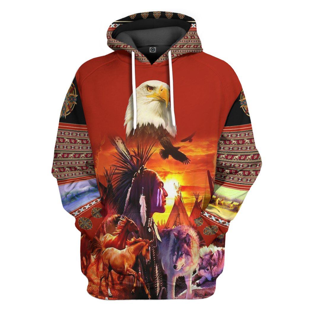 Unique Native America Tshirt Hoodie Apparel