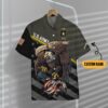 Us Army Veteran Custom Rank Short Sleeve Shirts Epso9