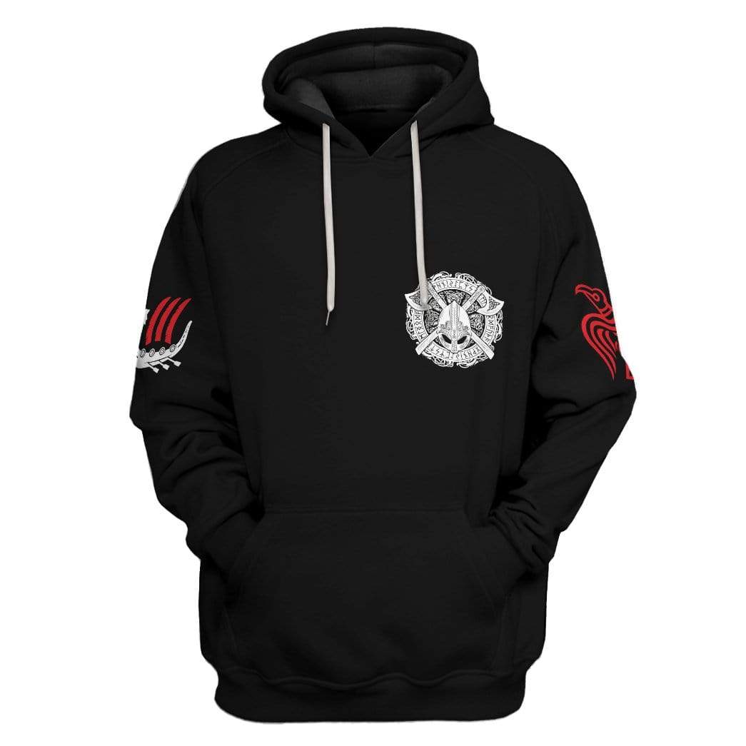 Victory Or Valhalla Custom Hoodie Apparel