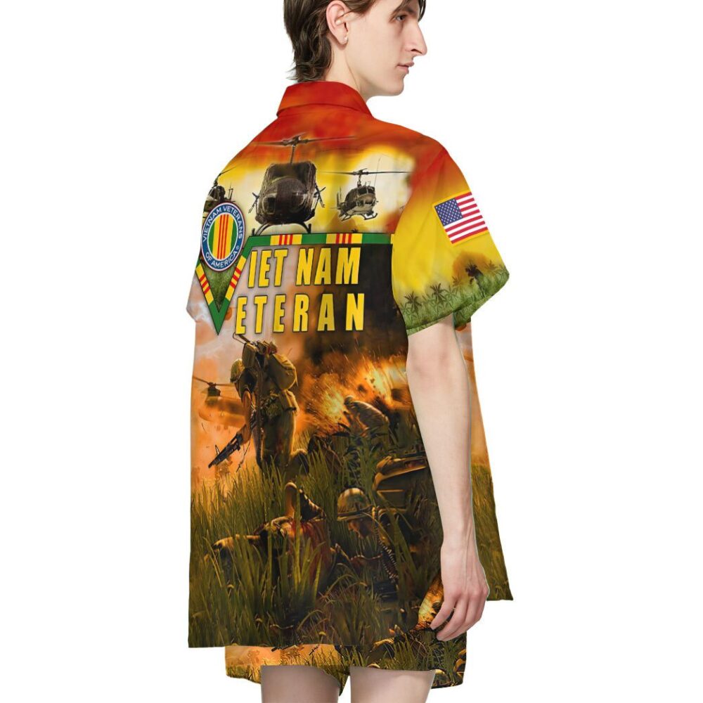 Vietnam Veteran Custom Hawaiian Shirt