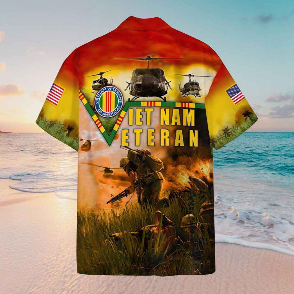 Vietnam Veteran Custom Hawaiian Shirt