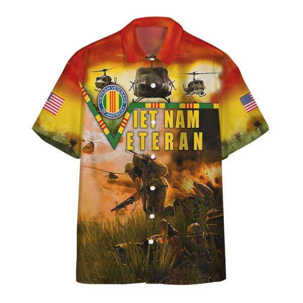 Vietnam Veteran Custom Hawaiian Shirt