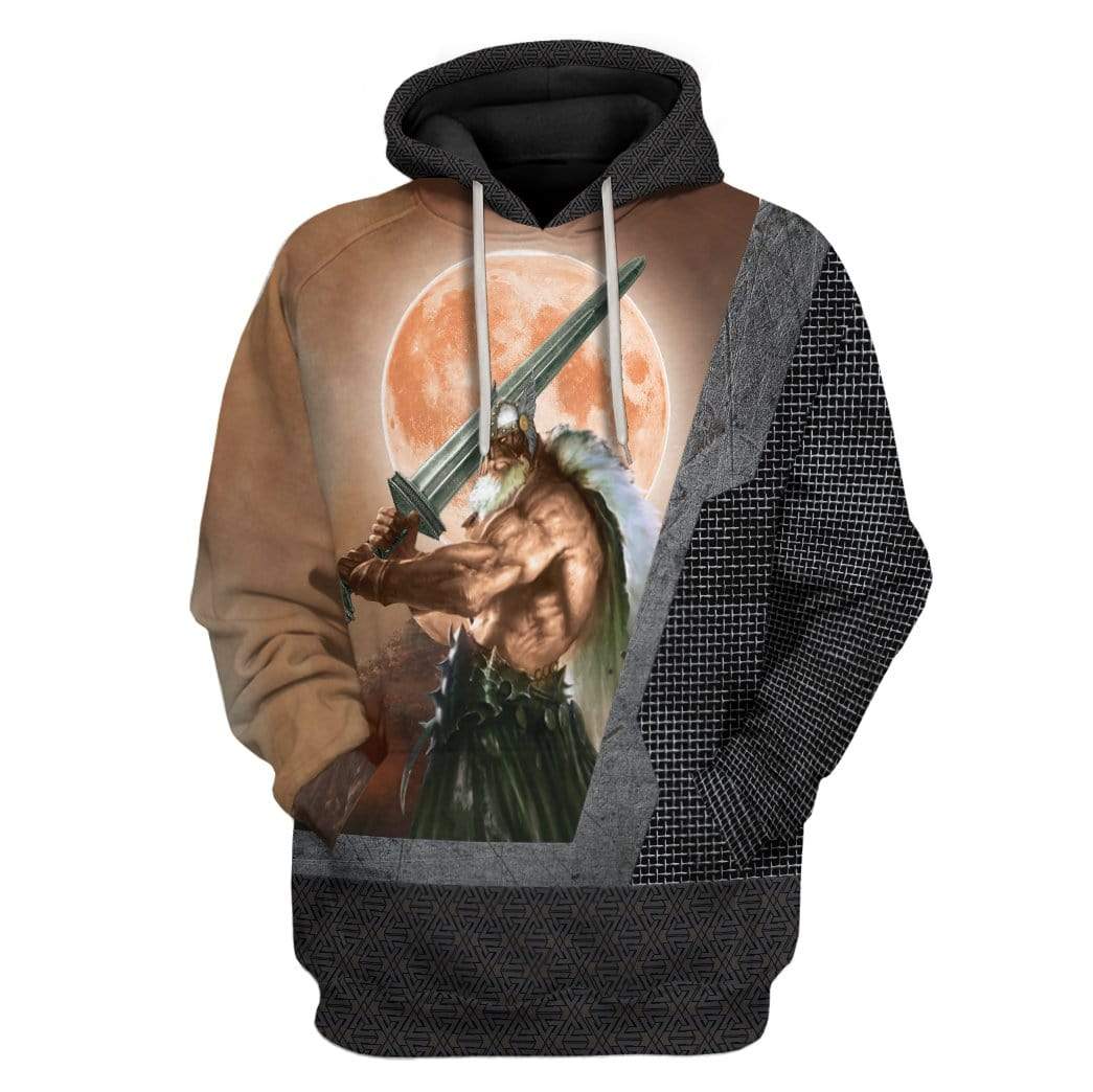 Viking God Warrior Custom T-Shirts Hoodies Apparel