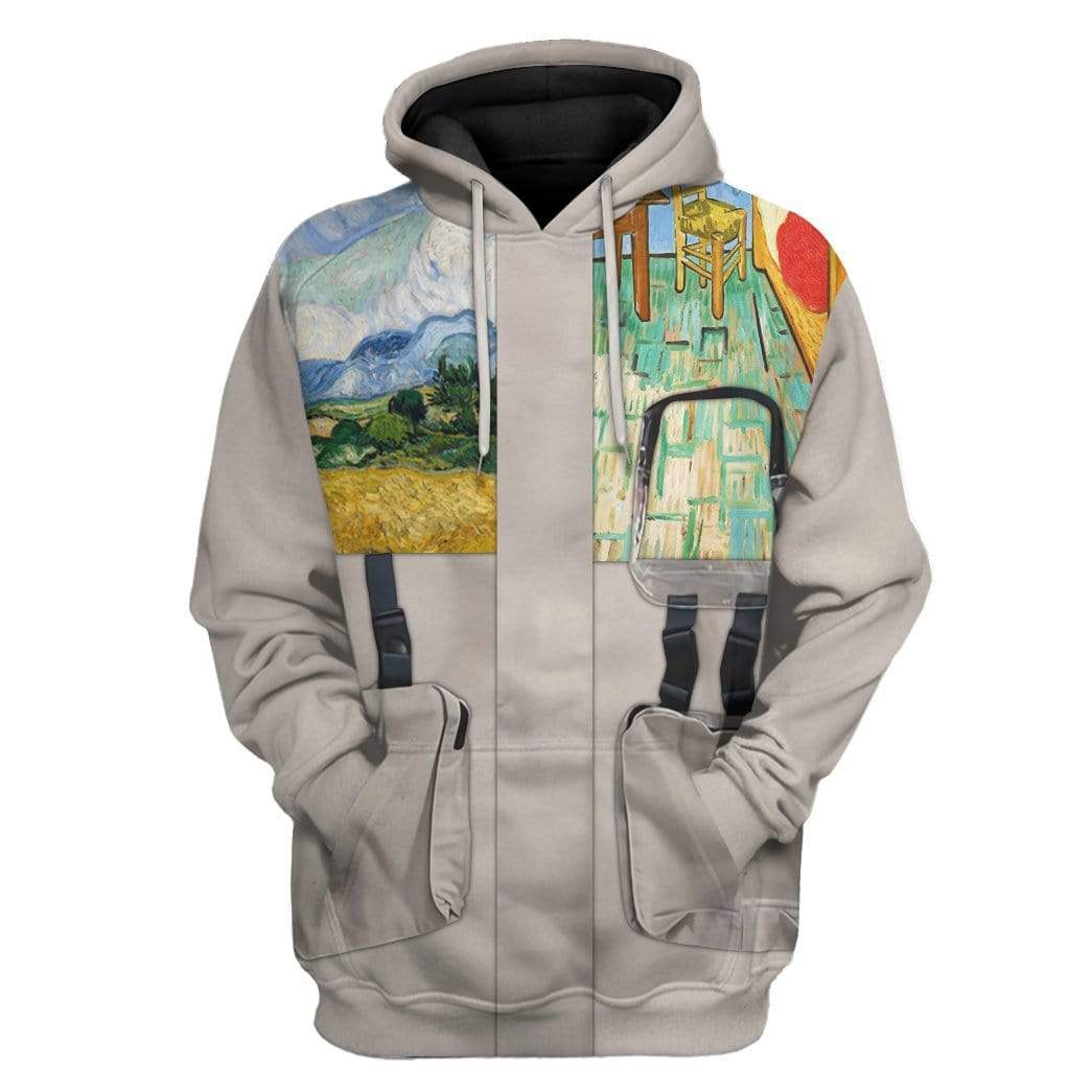 Vincent Van Gogh Hip Hop Jackets Custom Hoodie Apparel