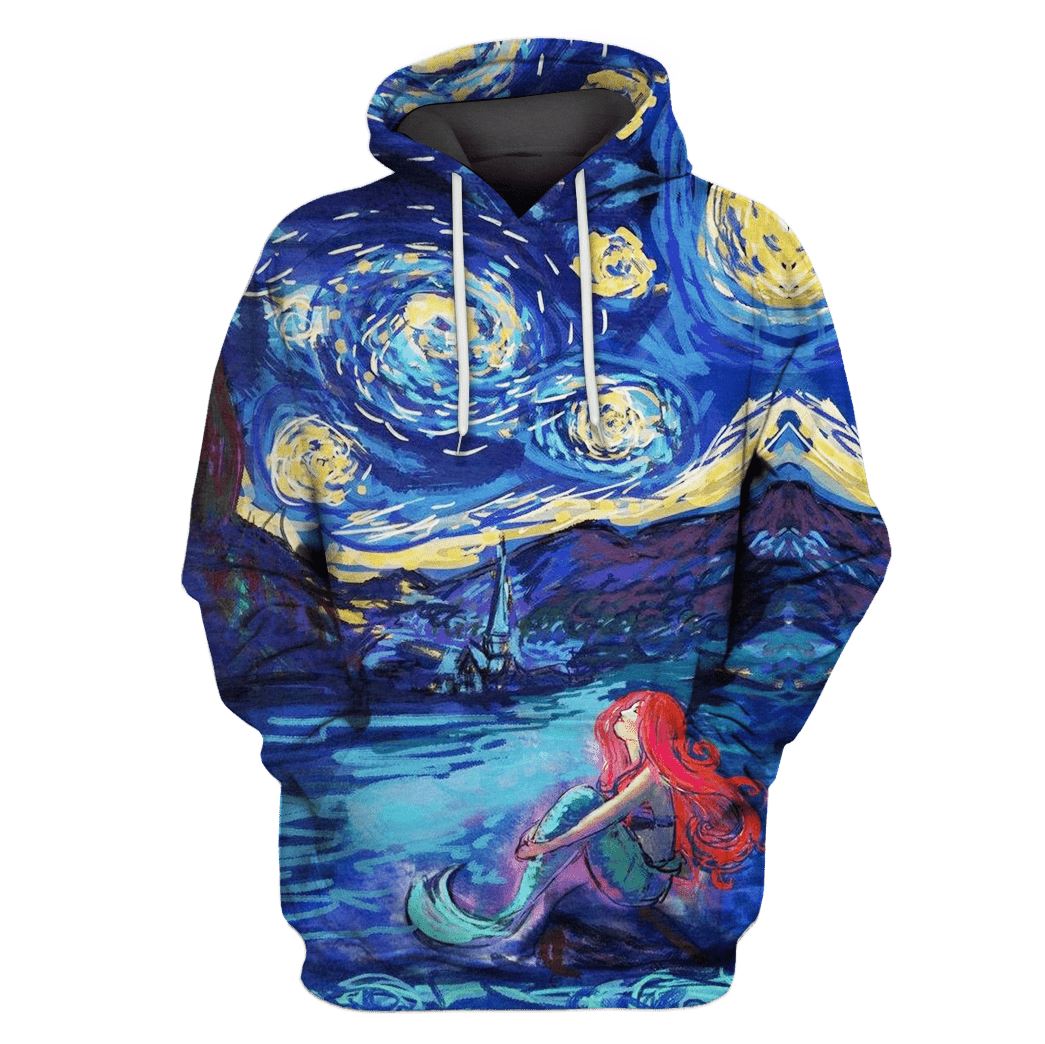 Vincent Van Gogh Starry Night Hoodies – T-Shirts – Zip Hoodies Apparel