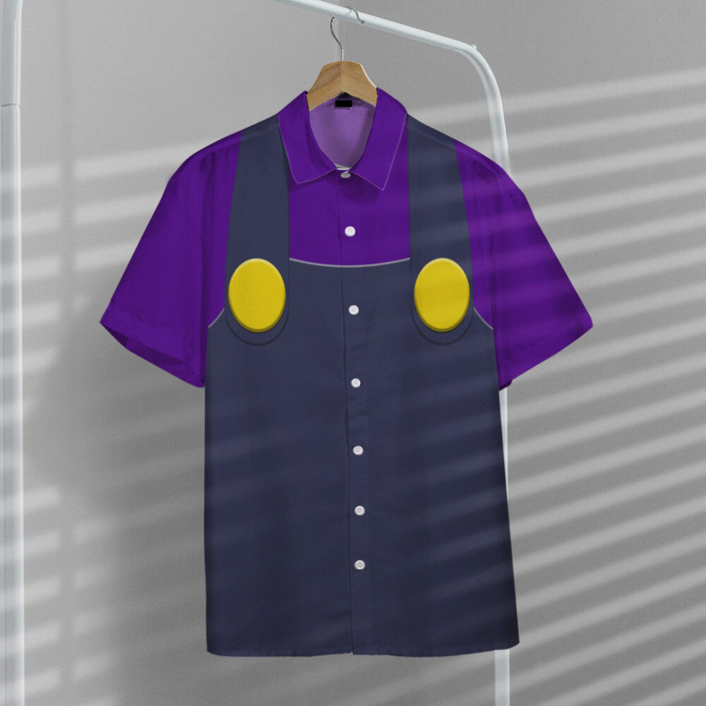 Waluigi Custom Short Sleeve Shirt