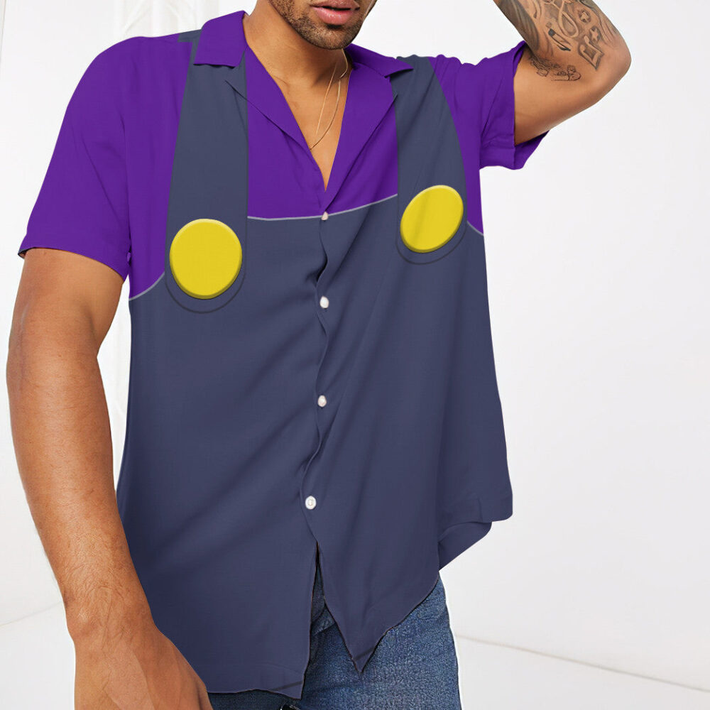 Waluigi Custom Short Sleeve Shirt