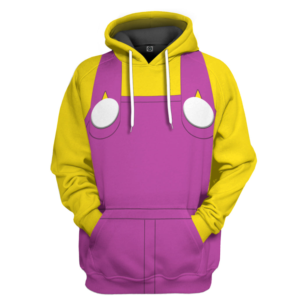 Wario All Over Print T-Shirt Hoodie Apparel