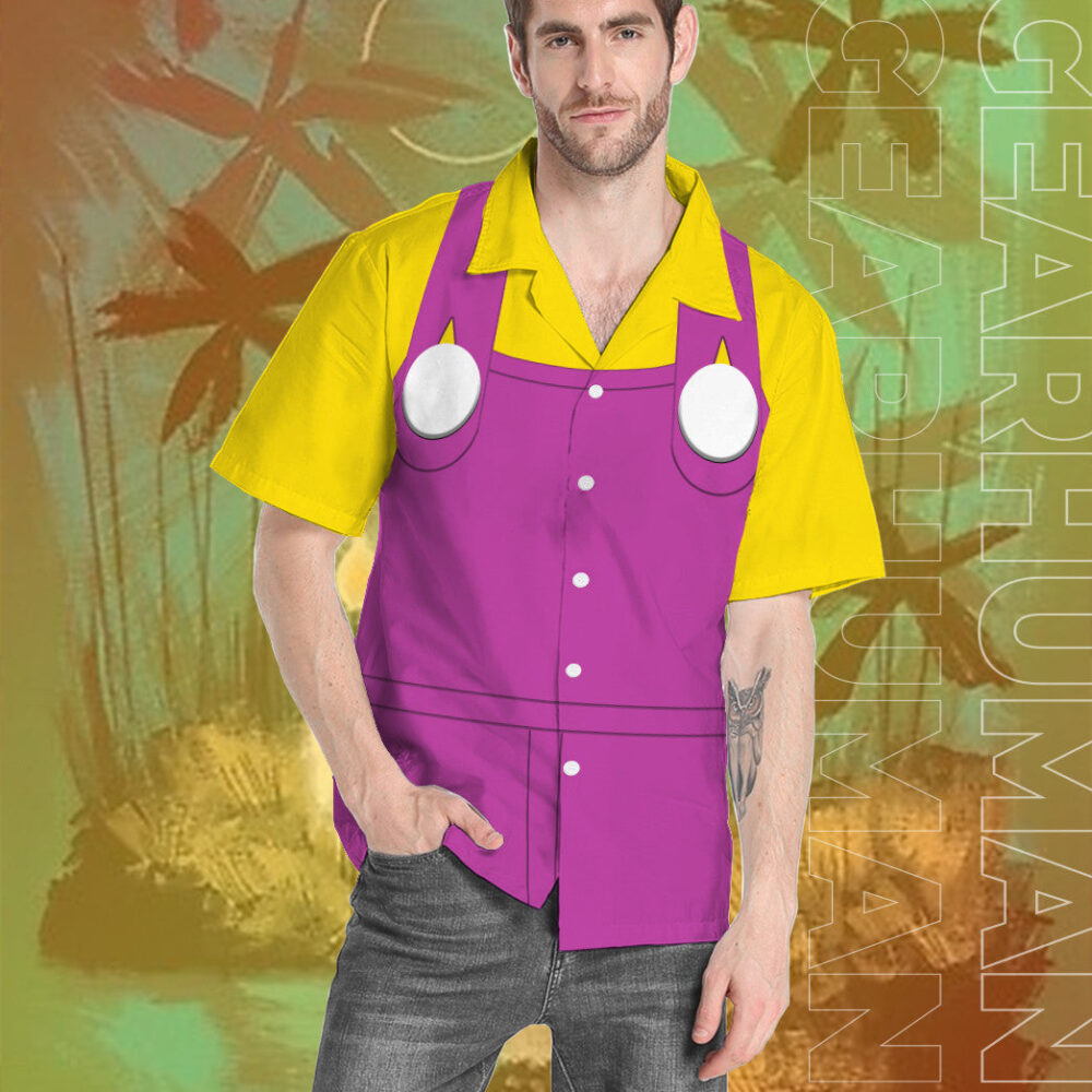 Wario Custom Short Sleeve Shirt