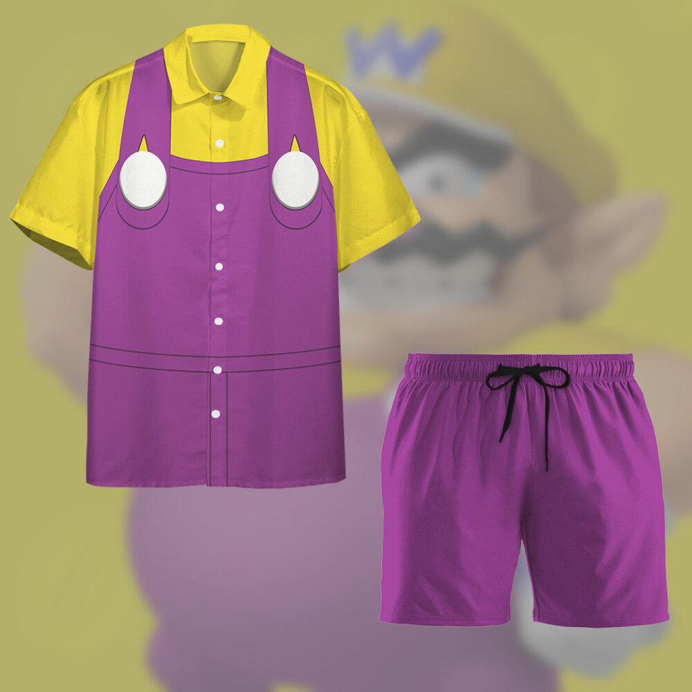 Wario Custom Short Sleeve Shirt