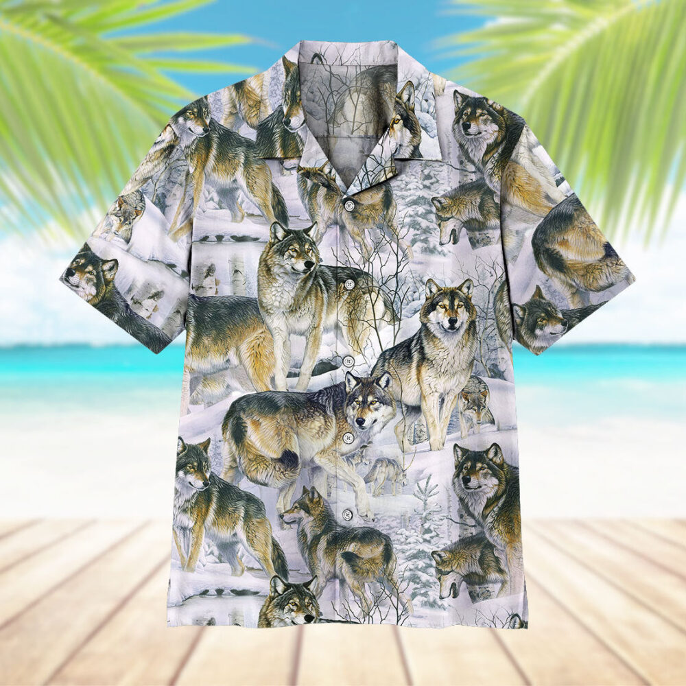 Wolf Custom Hawaii Shirt