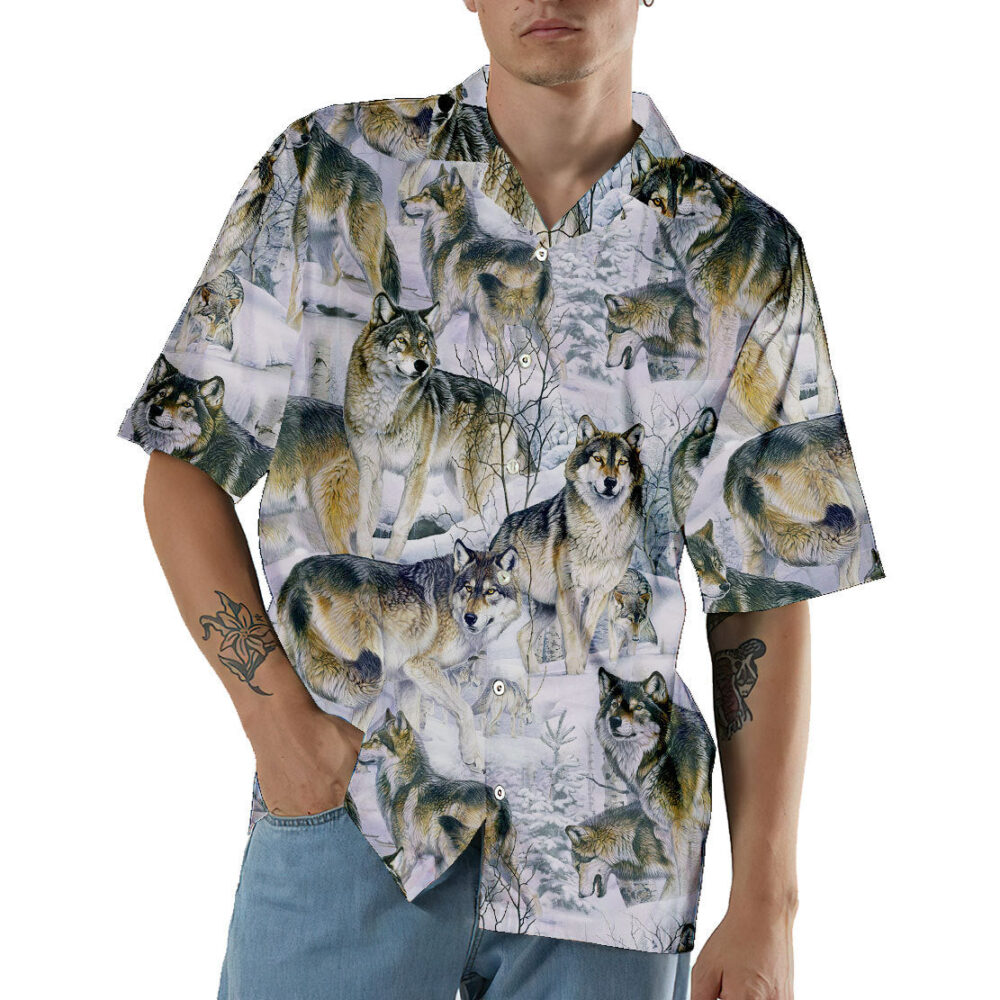 Wolf Custom Hawaii Shirt