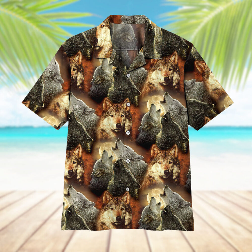 Wolf Hawaii Shirt