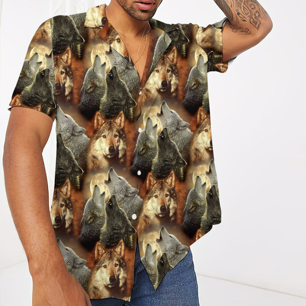 Wolf Hawaii Shirt