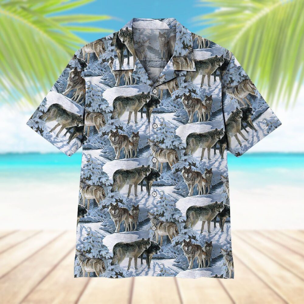 Wolf Vintage Hawaii Shirt