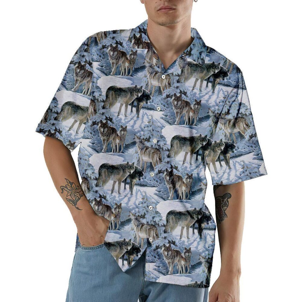 Wolf Vintage Hawaii Shirt