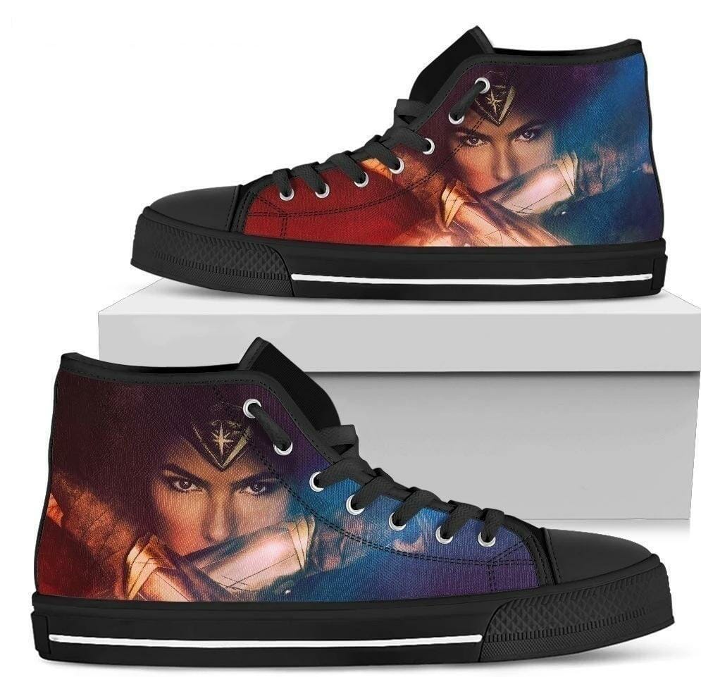 Wonder Woman High Top Shoes Sneakers Gift