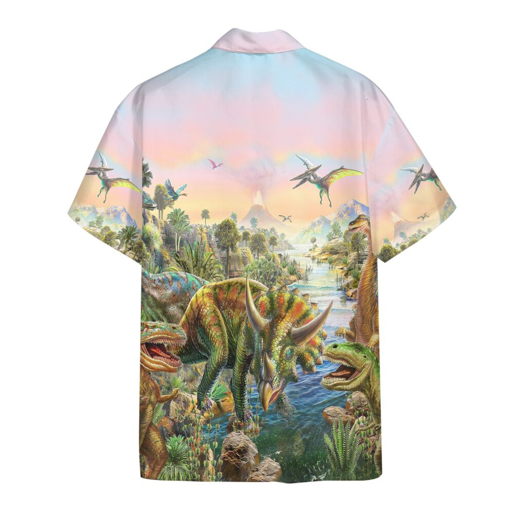 World Of Dinosaurs Custom Short Sleeve Shirt