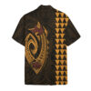 Yellow Fish Hook Hawaii Shirt Hxlpv