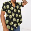 Yellow Tang Fish X Ray Custom Short Sleeve Shirt Amn6Y