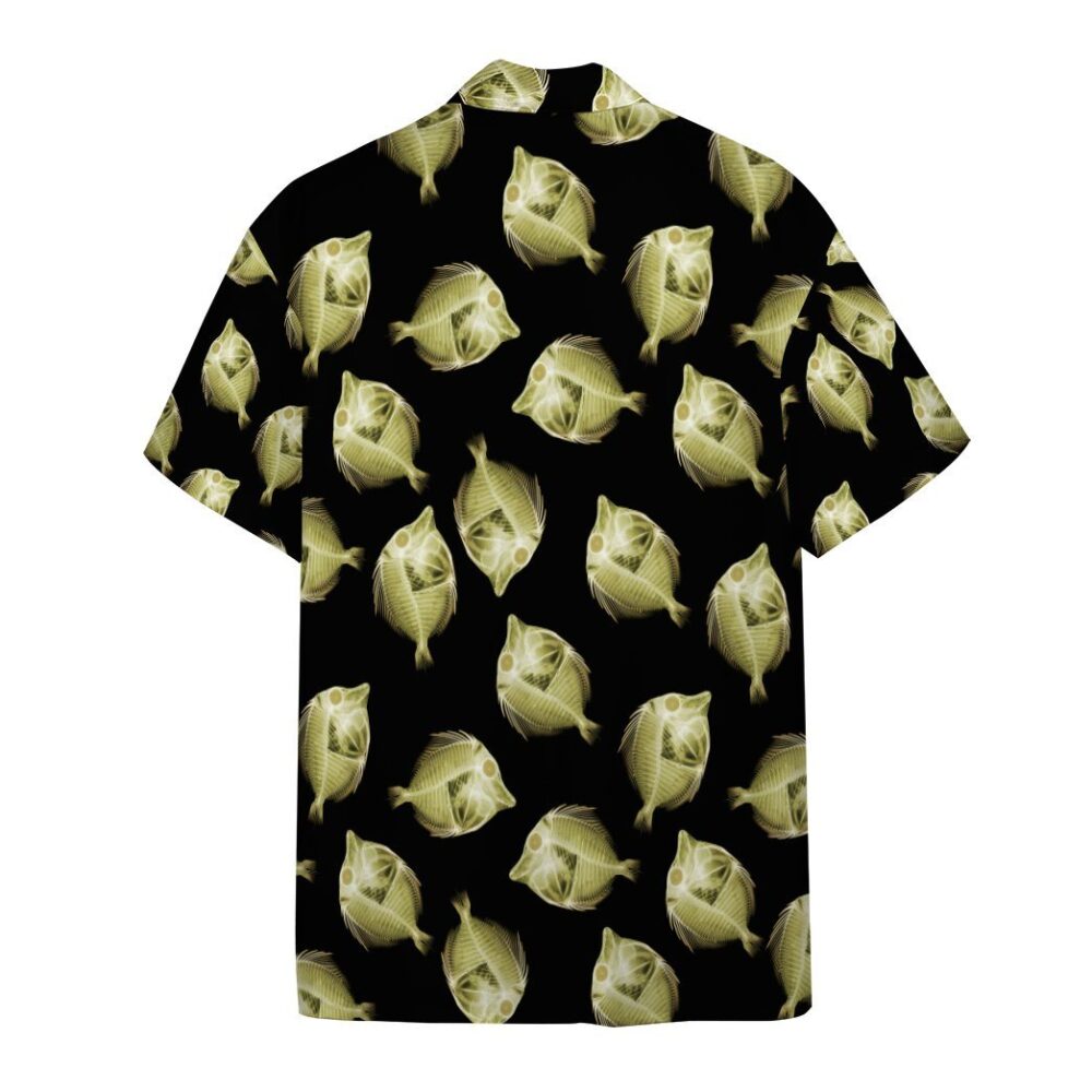 Yellow Tang Fish X Ray Custom Short Sleeve Shirt