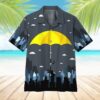 Yellow Umbrella Hawaii Shirt Mut5K