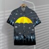 Yellow Umbrella Hawaii Shirt Ptbvd