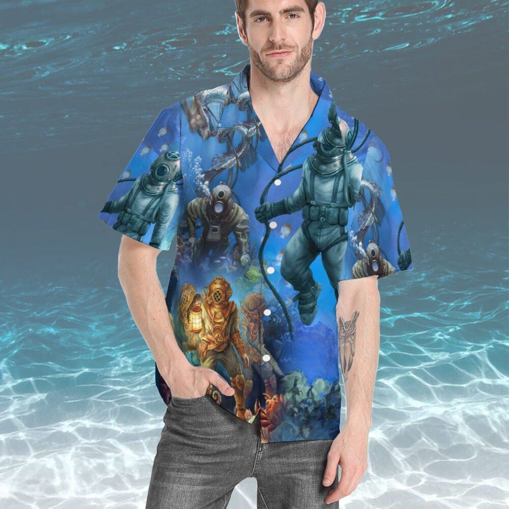 Yolo Lets Go Diving Custom Short Sleeve Shirt