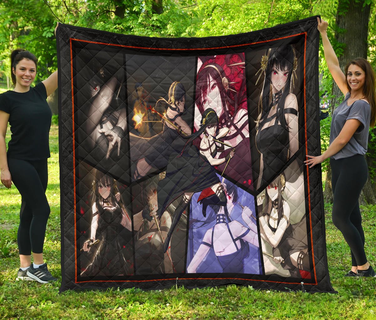 Yor Forger Spy x Family Premium Quilt Blanket Anime Home Decor Custom For Fans