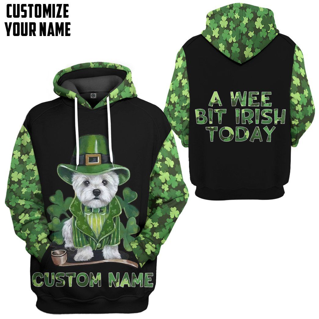 Yorkshire Terrier St Patrick’s Day Custom Name Tshirt Hoodie Apparel