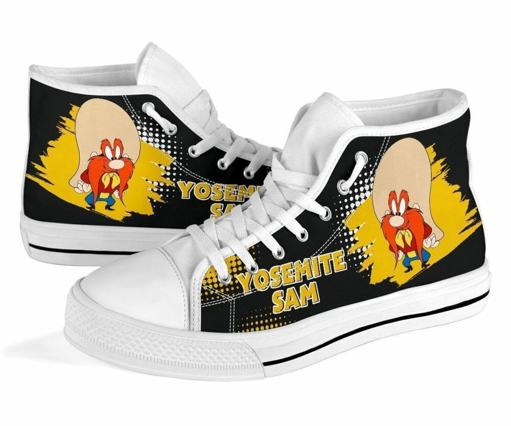 Yosemite Sam Sneakers High Top Shoes For Fan