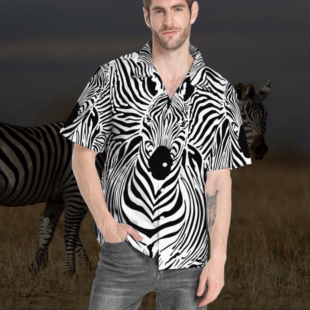 Zebra Custom Hawaii Shirt