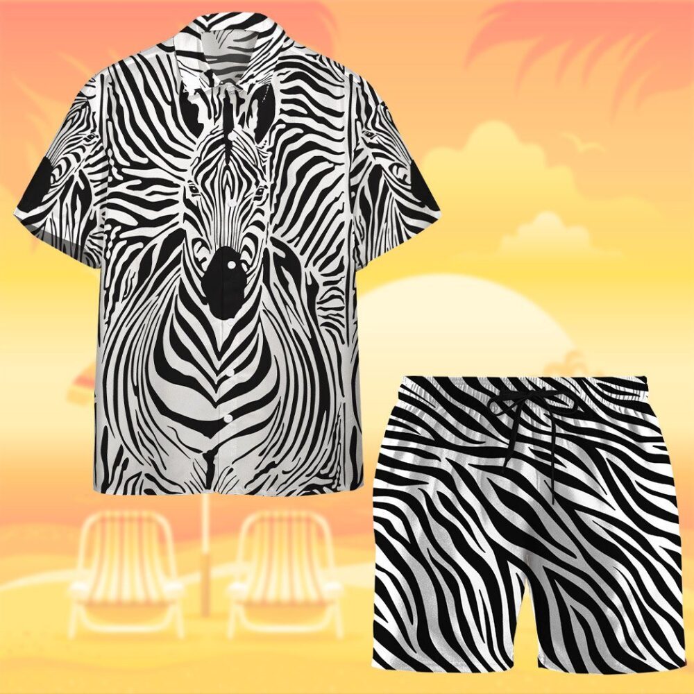 Zebra Custom Hawaii Shirt