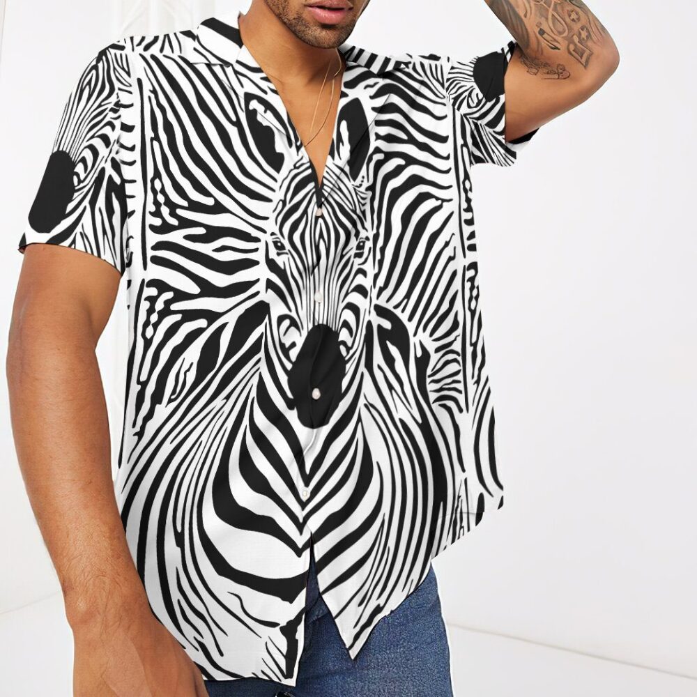 Zebra Custom Hawaii Shirt