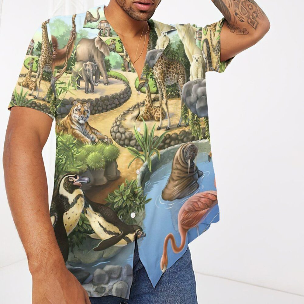 Zoo Animal Hawaii Shirt