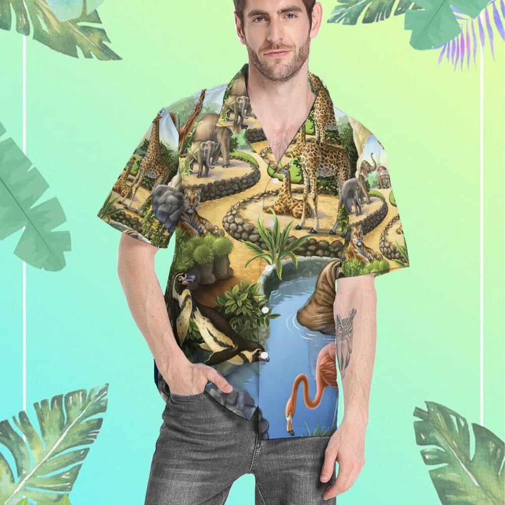 Zoo Animal Hawaii Shirt